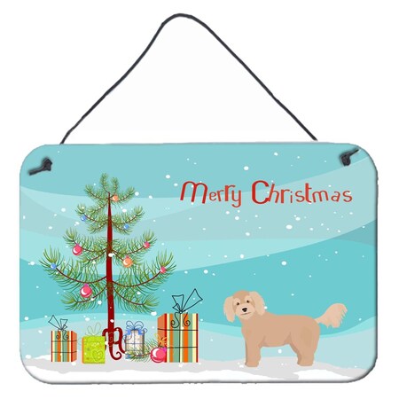 Carolines Treasures Bichpoo Christmas Tree Wall or Door Hanging Prints CK3806DS812